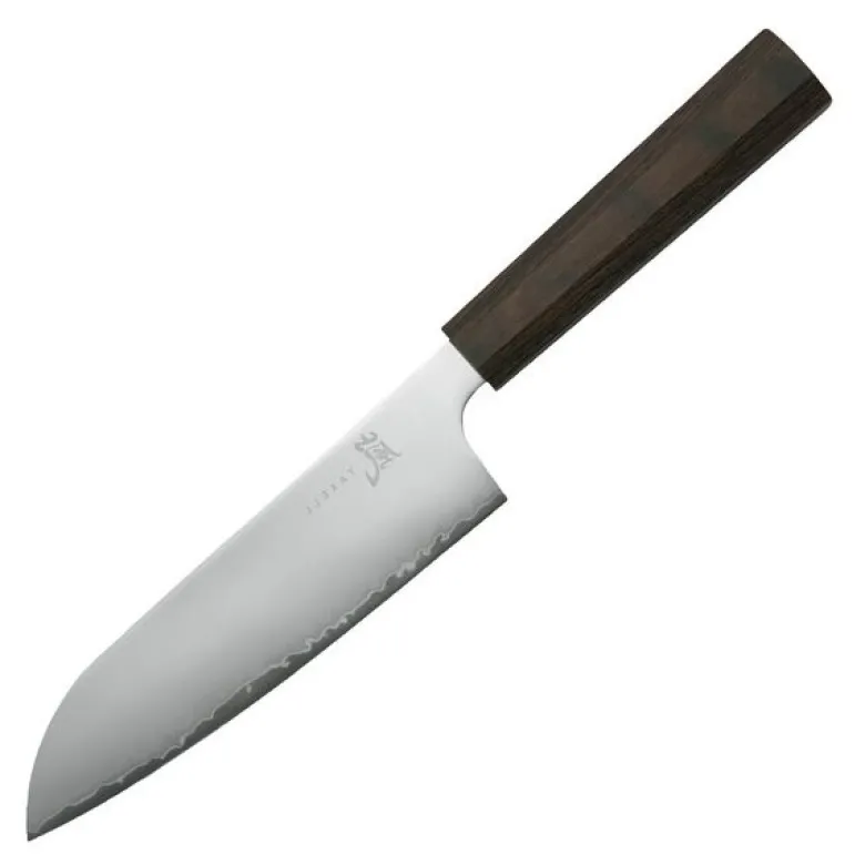 Hana santokukniv 16,5 cm brun