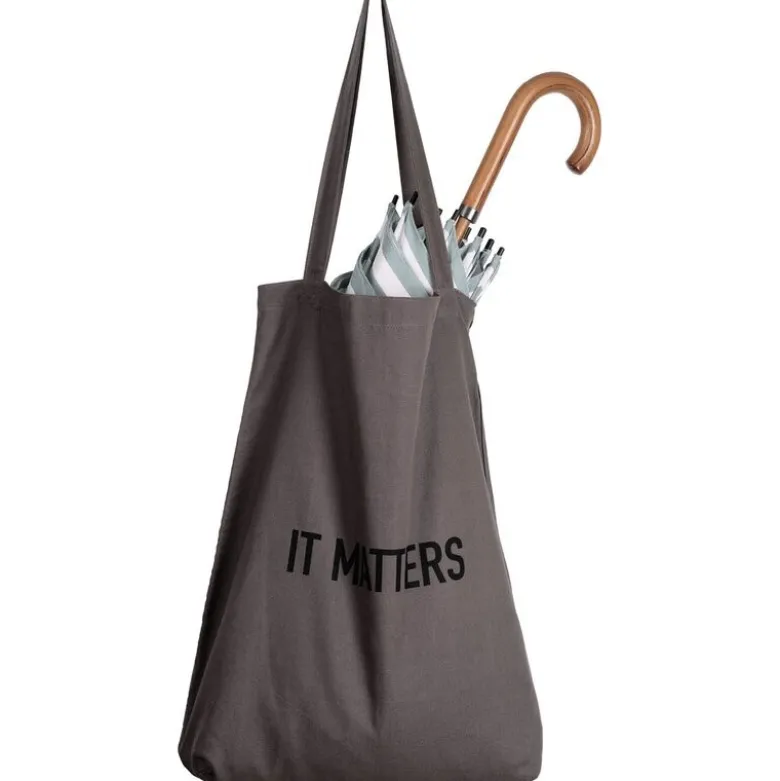 Handlenett gjenbrukbart 50x35 cm mørk grå