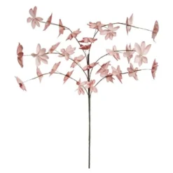 Happia blomsterdekorasjon 7 cm rosa/beige