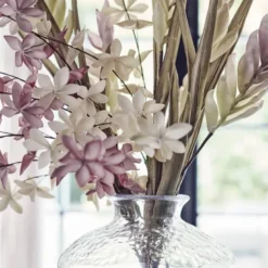 Happia blomsterdekorasjon 7 cm rosa/beige