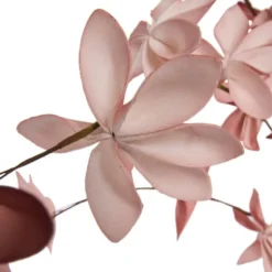 Happia blomsterdekorasjon 7 cm rosa/beige