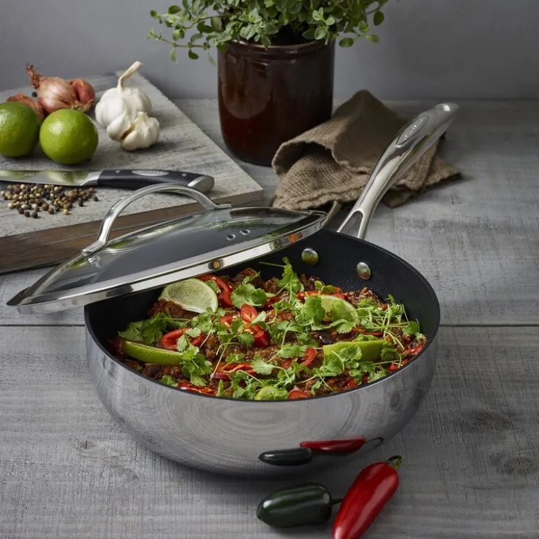 HaptIQ sauteuse m/ lokk 3,7L/26 cm