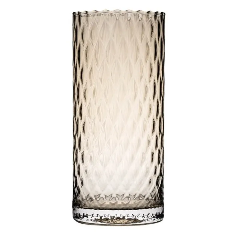 Harlekin vase 28 cm lys topas