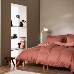 Harmoni sengetøy 140x220 cm dus terracotta