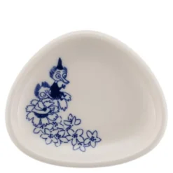 Haru dippskål 10 cm mummi hvit/blå