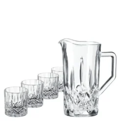 Harvey glassett kanne 1L + 4 whiskyglass