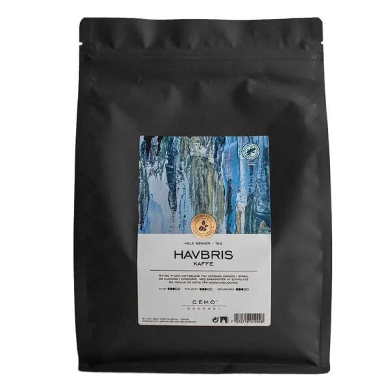 Havbris kaffe hele bønner 1 kg