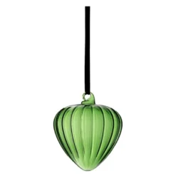 Hazel dekorkule 10 cm grønn