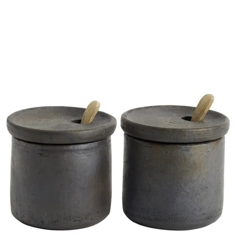 Hazel salt- & peppersett 2 deler svart