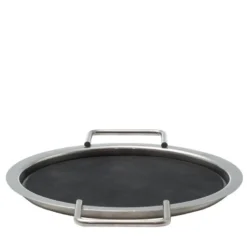 Hellelokk 16 cm svart/stål
