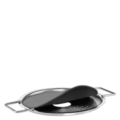 Hellelokk 16 cm svart/stål