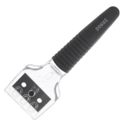 Hema platetopp-skrape med 5 ekstra blader 16 cm svart