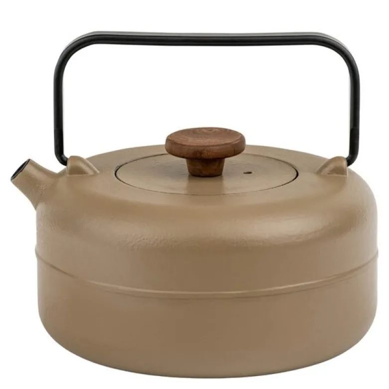 Henan tekanne støpejern 0,75L beige