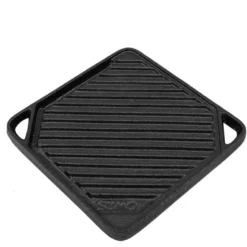 Hibachi grillplate 20x20 cm støpejern
