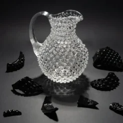 Hobnail karaffel 2L crystal