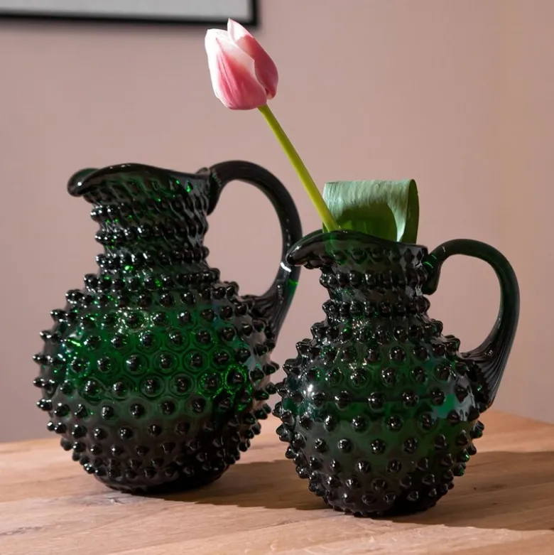 Hobnail karaffel 2L dark green