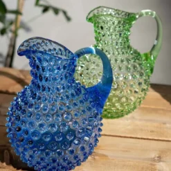 Hobnail karaffel 2L light blue