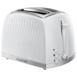 Honeycomb brødrister 2 skiver hvit
