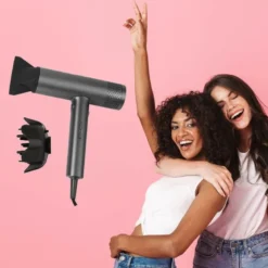 Hårføner med diffuser 2000W grå