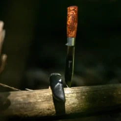 Hunter jaktkniv 25,5 cm m/slire masurbjørk
