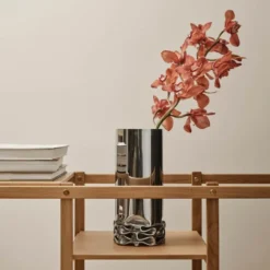 Hydraulic vase XL 32 cm stål