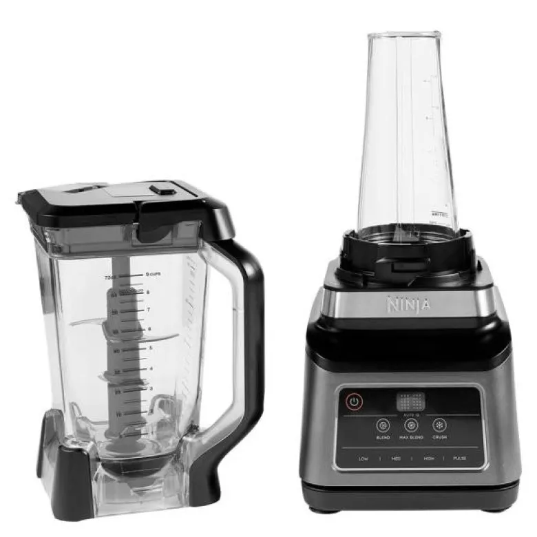 2-i-1 blender m/auto iQ 2,1/0,7L svart/sølv