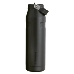 IceFlow Flip Straw 2.0 Bottle termoflaske 1L svart