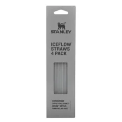 Iceflow flip straw sugerør 20 cm 4 stk klar