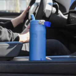 IceFlow Flip Straw 2.0 termoflaske 0,7L blue sky