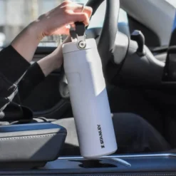 IceFlow Flip Straw 2.0 termoflaske 0,7L chalk