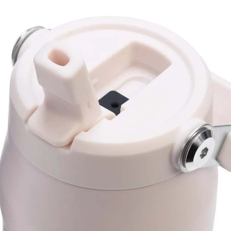 Iceflow flip straw tumbler termoflaske 0,7L rose quartz