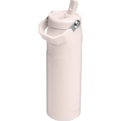 Iceflow flip straw tumbler termoflaske 0,7L rose quartz