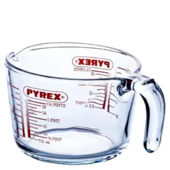 Iconic's målebeger 0,5L klar/rød