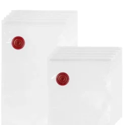 Icon mini vakuumpumpe 17 cm med tilbehør rød
