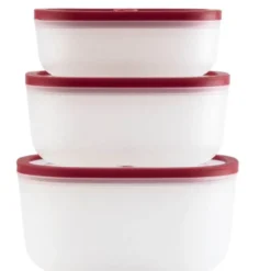Icon mini vakuumpumpe 17 cm med tilbehør rød