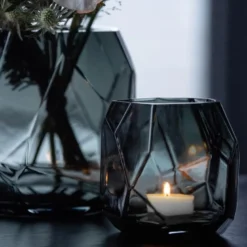 Iglo vase stor 22 cm askesvart