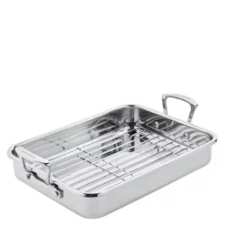Impact langpanne m/rist 42,5x26 cm stål