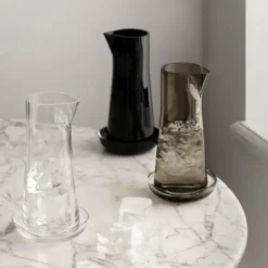 Informal karaffel m/skål 1L svart