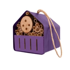 Insekthotell 16 cm lilla
