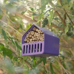 Insekthotell 16 cm lilla