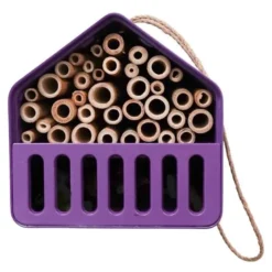 Insekthotell 16 cm lilla