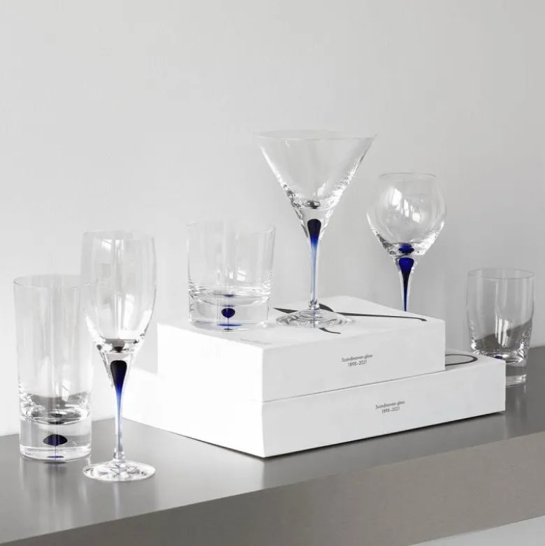 Intermezzo martiniglass 25 cl blå