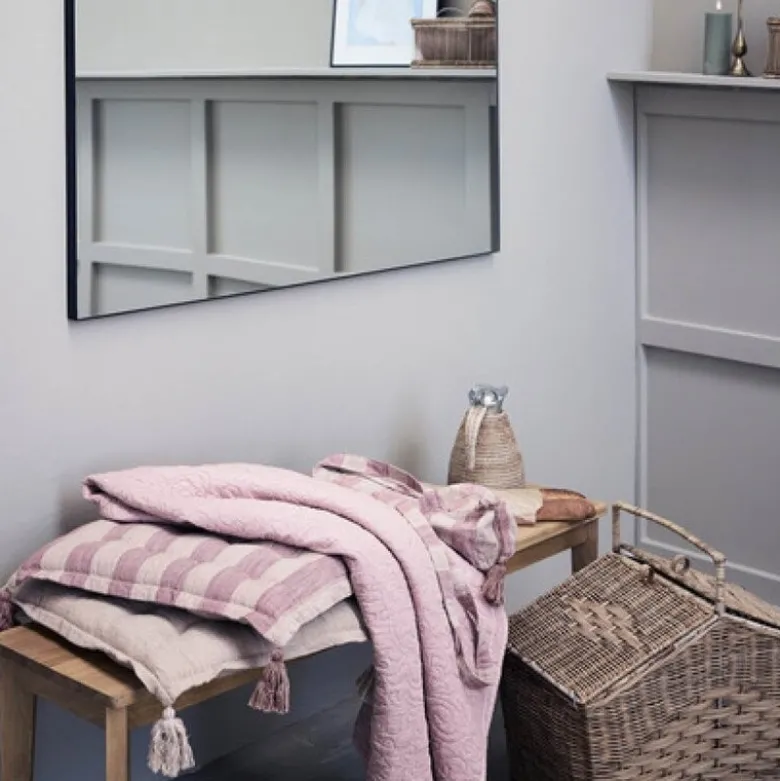 Isabelle pledd 170x130 cm rose dust