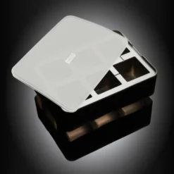 Isbitform terninger m/ lokk 5X5 cm svart