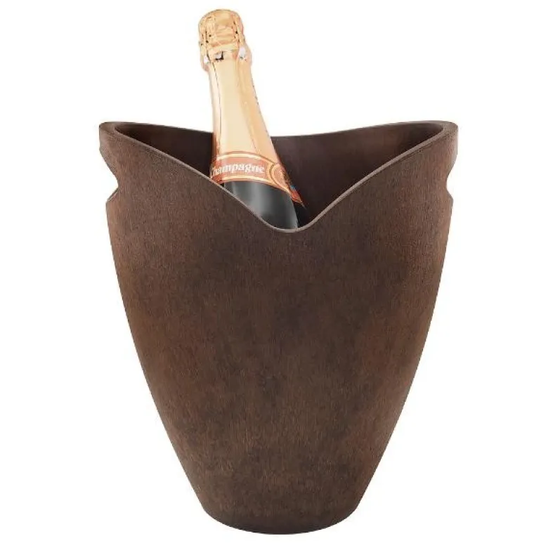 Isbøtte/vinkjøler 3,5L Ibenholt-tre-look
