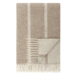 Istinden ullpledd 120x180 cm beige