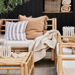 Ivenne sittepute/madrass 120x60 cm oker