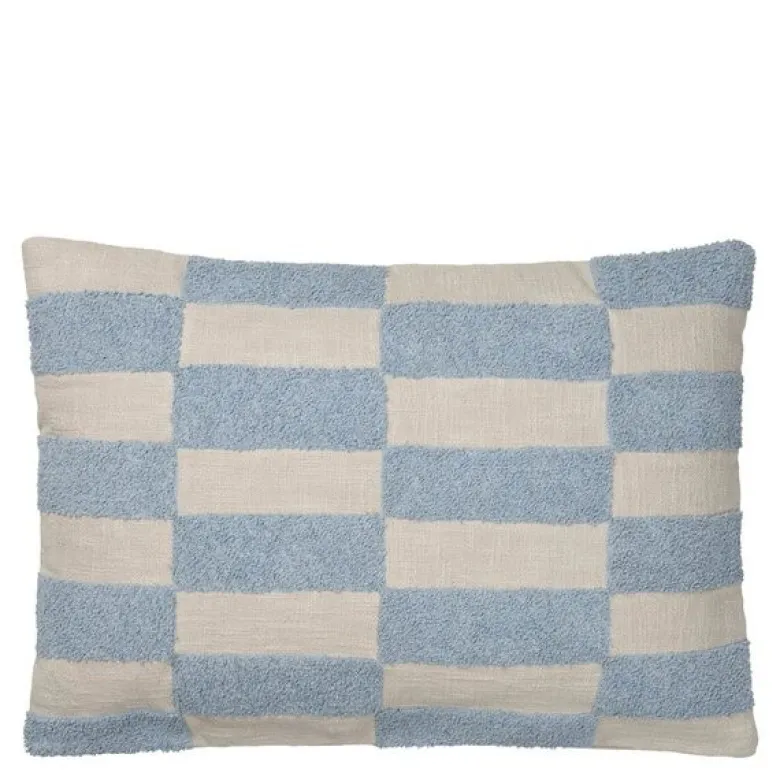 Jane putetrekk 40x60 cm Dusty Blue/Oatmeal