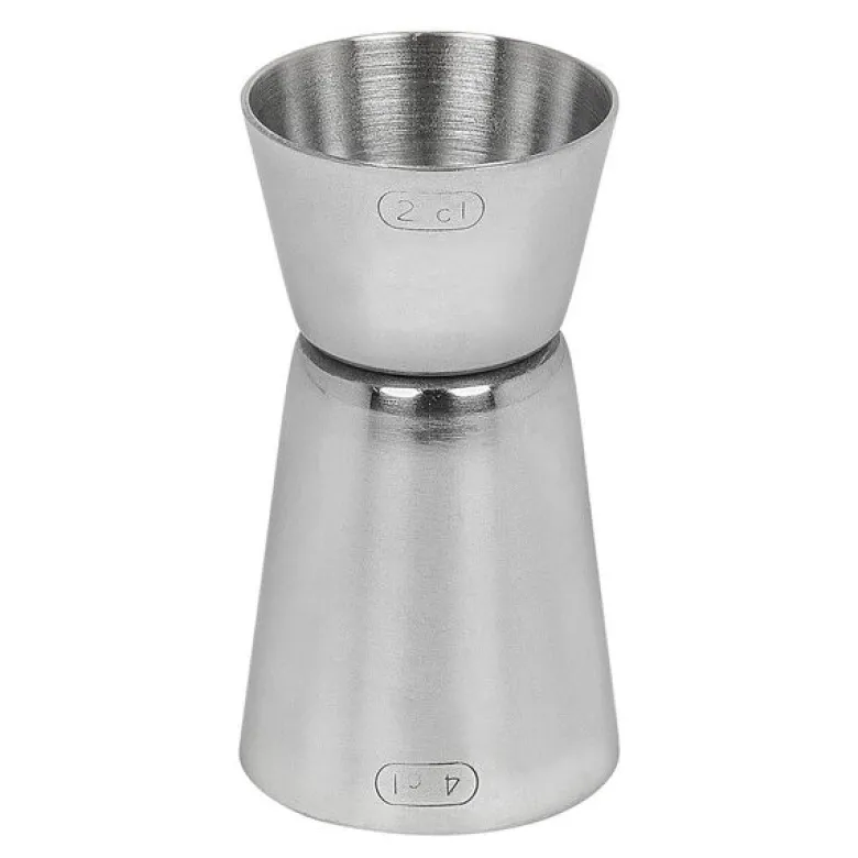 Jigger 2/4 cl stål