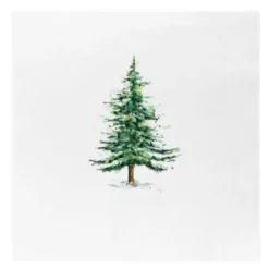 Juleserviett juletre 33x33 cm